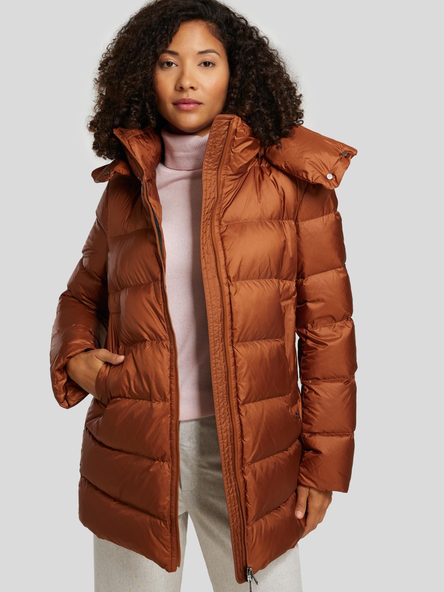 Frauen Marc Cain Jacken | Steppjacke Cognac