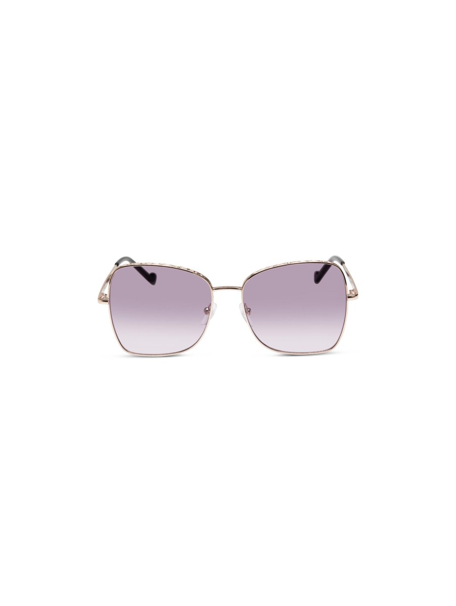 Frauen Longchamp Sonnenbrillen | Sonnenbrille Gold