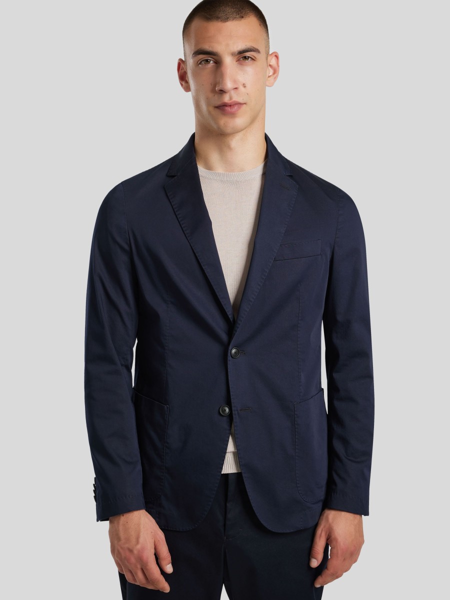 Manner BOSS Men Vestons | Veston Im Slim Fit Marine