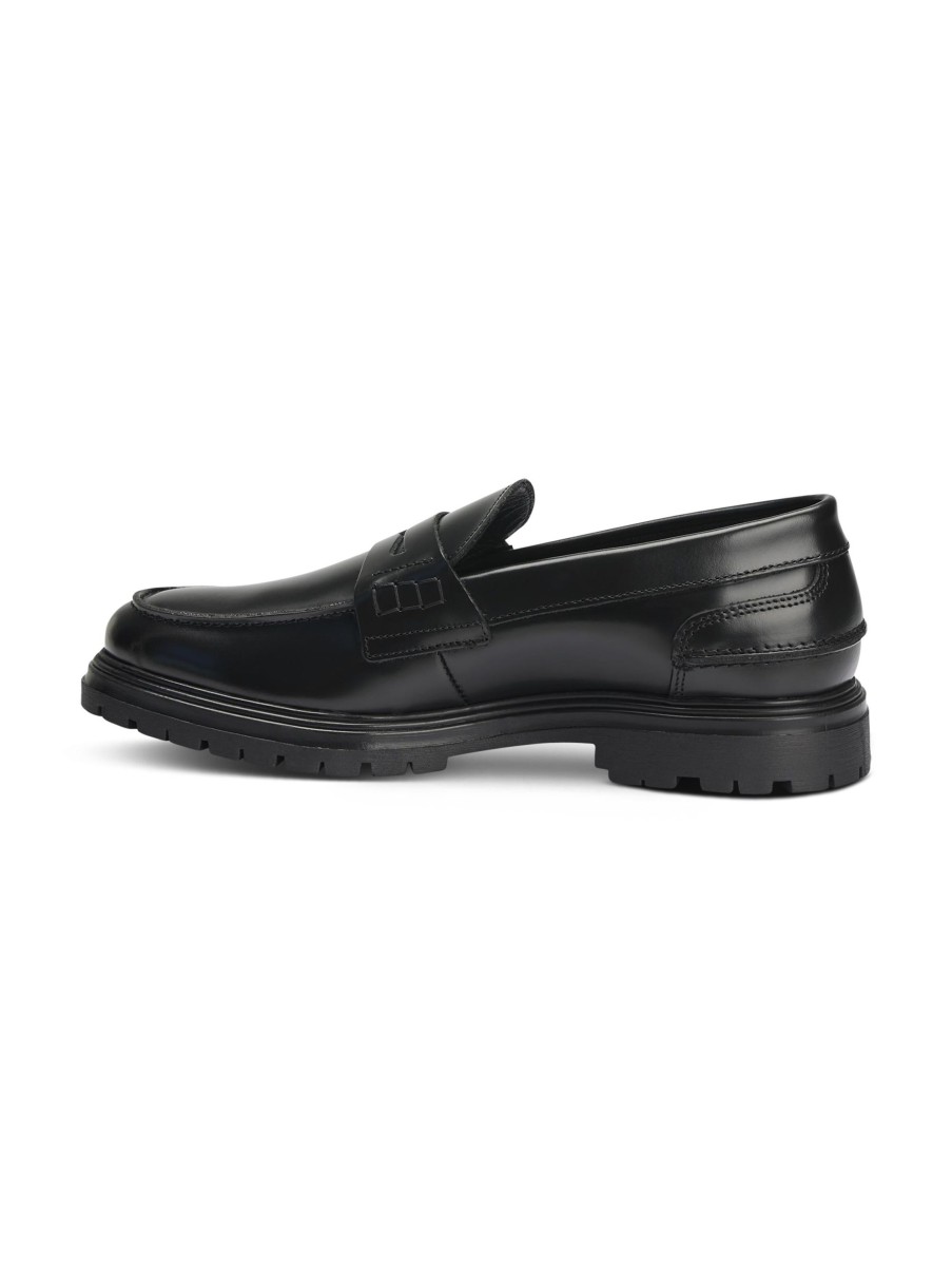 Manner Paul Loafers & Slippers | Chunky Penny Loafer Paxon Schwarz