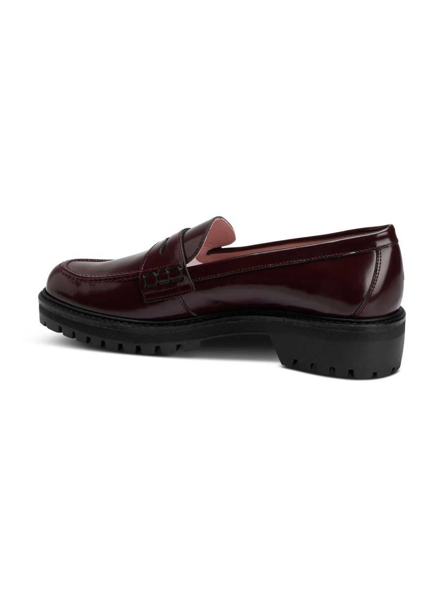 Frauen Castellano Halbschuhe | Loafer Bordeaux