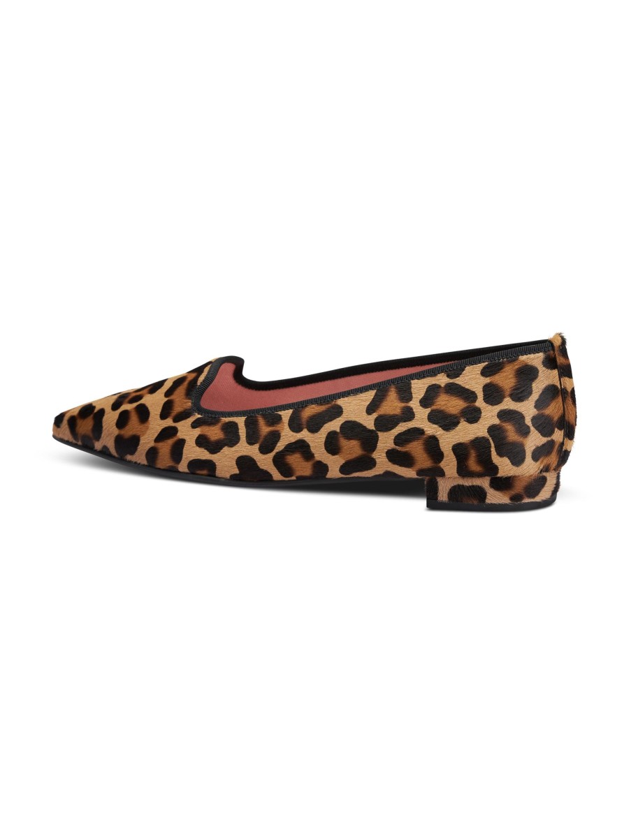 Frauen Pretty Ballerinas Ballerinas | Ballerina Mit Animal-Print Camel