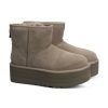 Frauen Ugg Boots & Stiefeletten | Boots Classic Mini Platorm Taupe