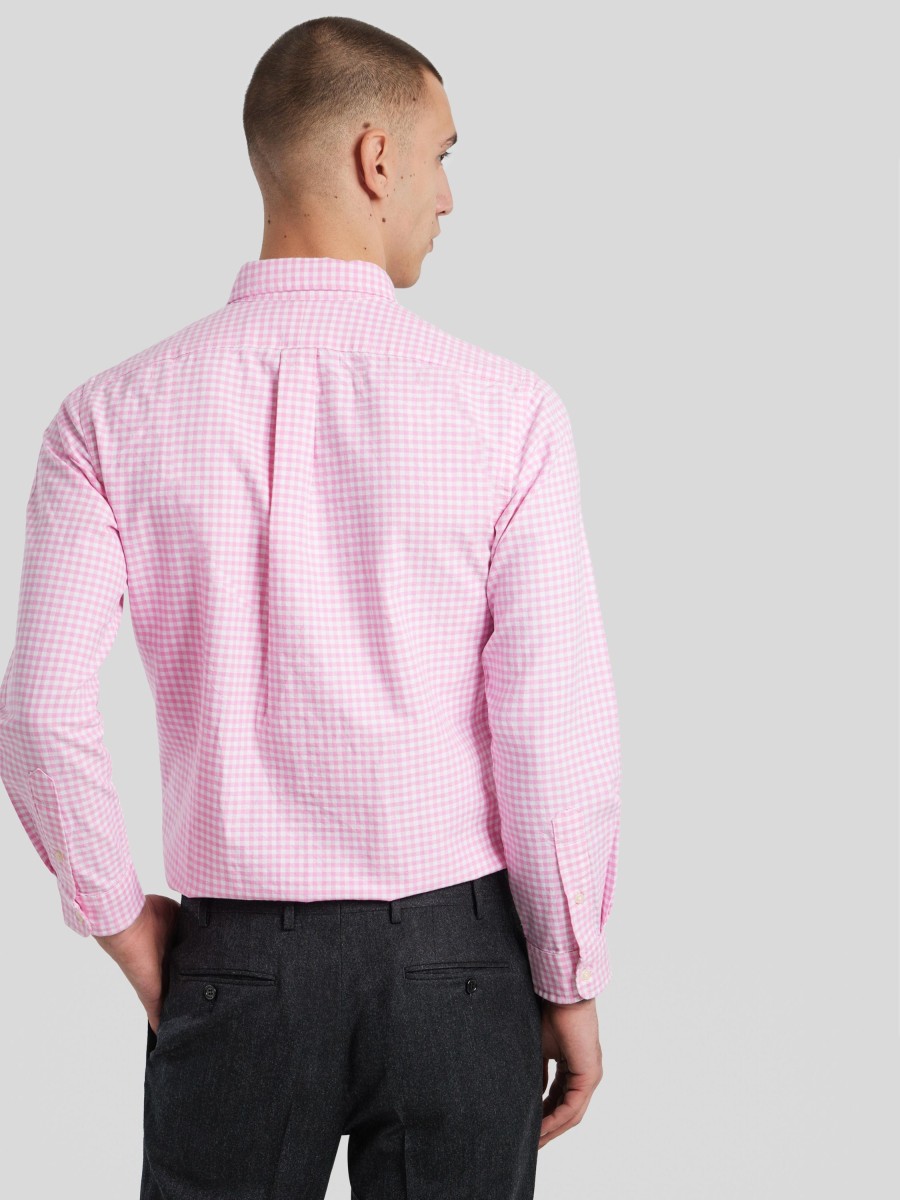 Manner Polo Ralph Lauren Men Hemden | Kariertes Hemd Im Custom Fit Rosa