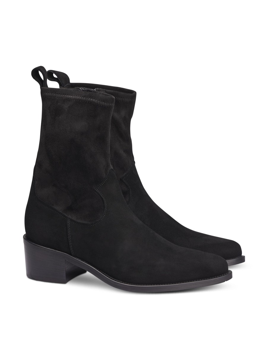 Frauen Donna Carolina Boots & Stiefeletten | Stiefelette Sia Schwarz