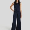 Frauen Vera Mont Overalls & Jumpsuits | Overall Mit Schlaufe Marine