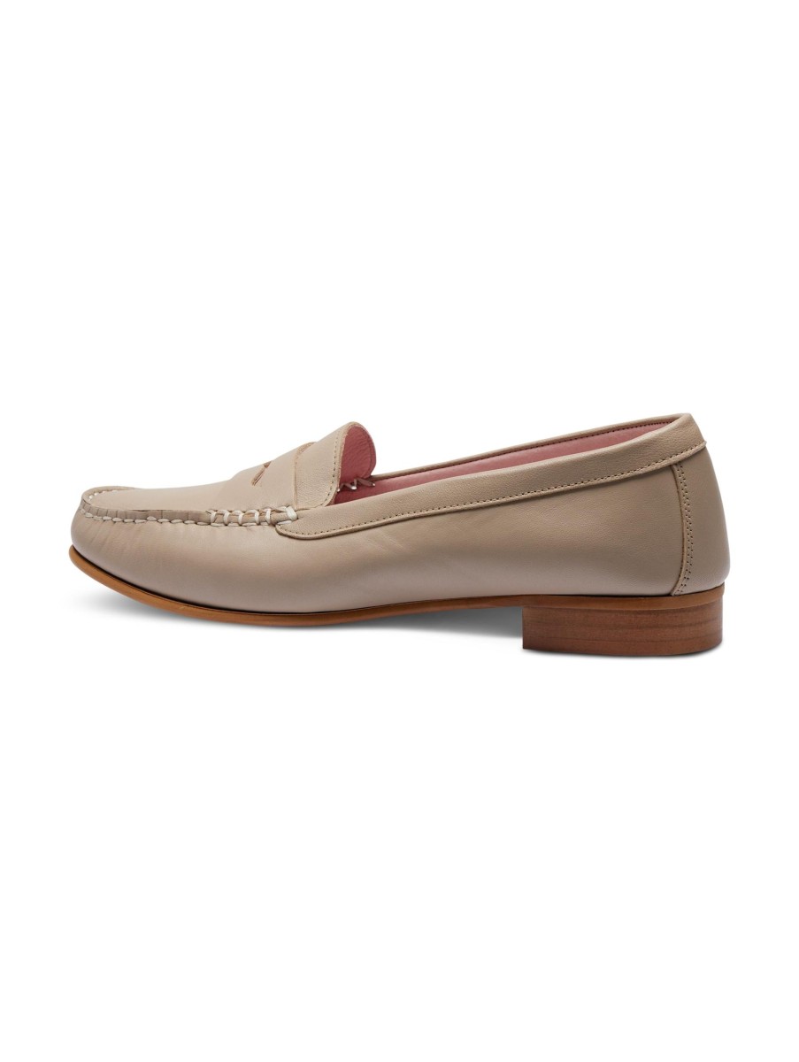 Frauen Castellano Halbschuhe | Loafers Capri Taupe