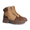 Manner Tommy Hilfiger Boots & Bottinen | Schnurrstiefel Braun