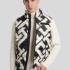 Manner Tommy Hilfiger Gilets & Westen | Steppweste Mit Muster Schwarz