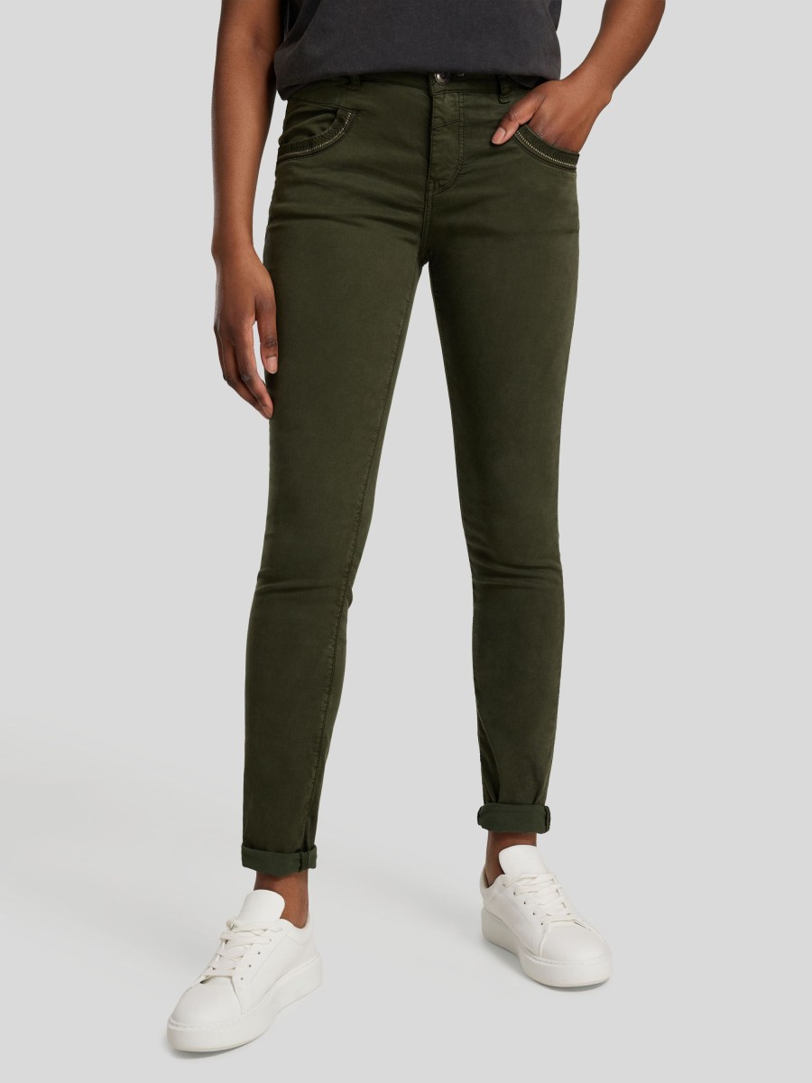 Frauen Mos Mosh Jeans | Colordenim Naomi Treasure Schlamm