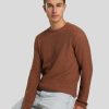 Manner Paul Pullover & Strickjacken | Pullover Mit Waffle-Optik Rost