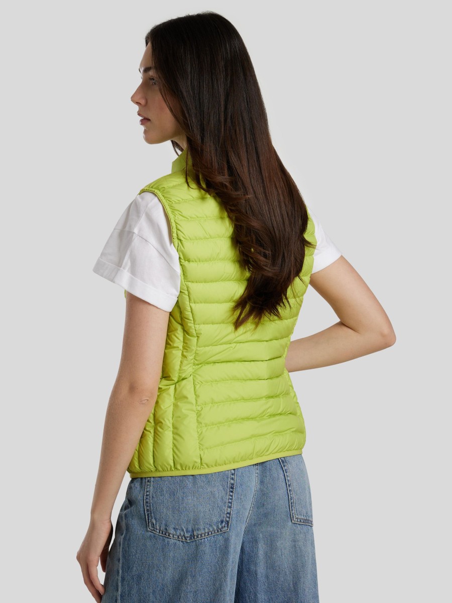 Frauen Parajumpers Gilets & Westen | Steppweste Lime