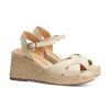 Frauen Castaner Sandalen & Sandaletten | Wedges Ecru