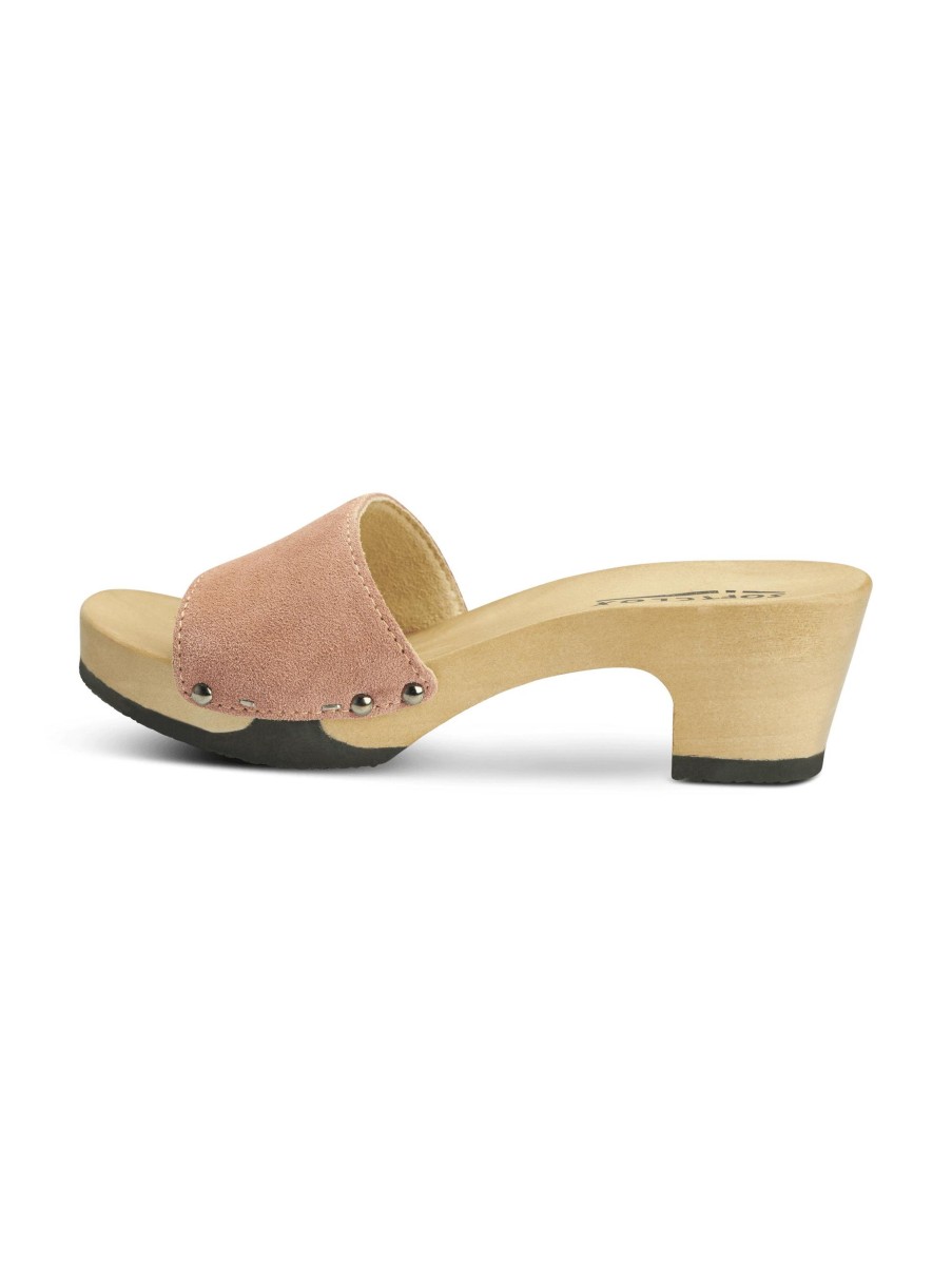 Frauen Softclox Sandalen & Sandaletten | Clogs Rosa