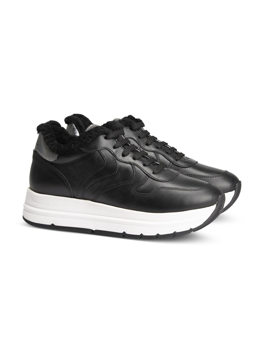 Frauen Voile Blanche Sneakers | Sneaker Maran Nappa Schwarz