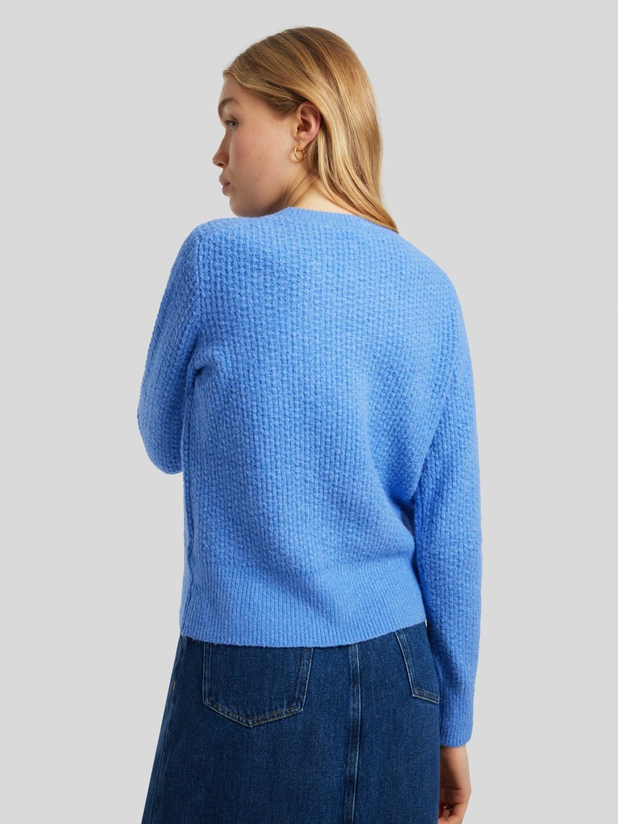 Frauen Cinque Pullover & Strick | Pullover Aus Strick Mittelblau