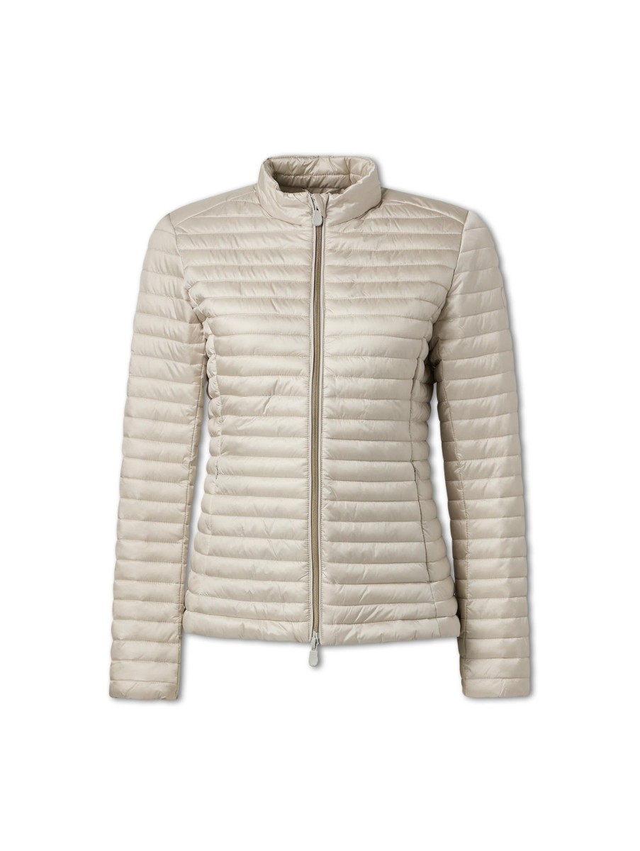 Frauen Save the Duck Jacken | Steppjacke Andreina Beige