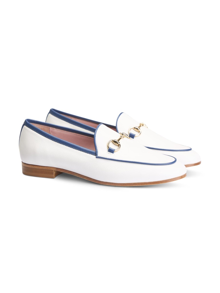 Frauen Castellano Halbschuhe | Loafer Genova Weiss