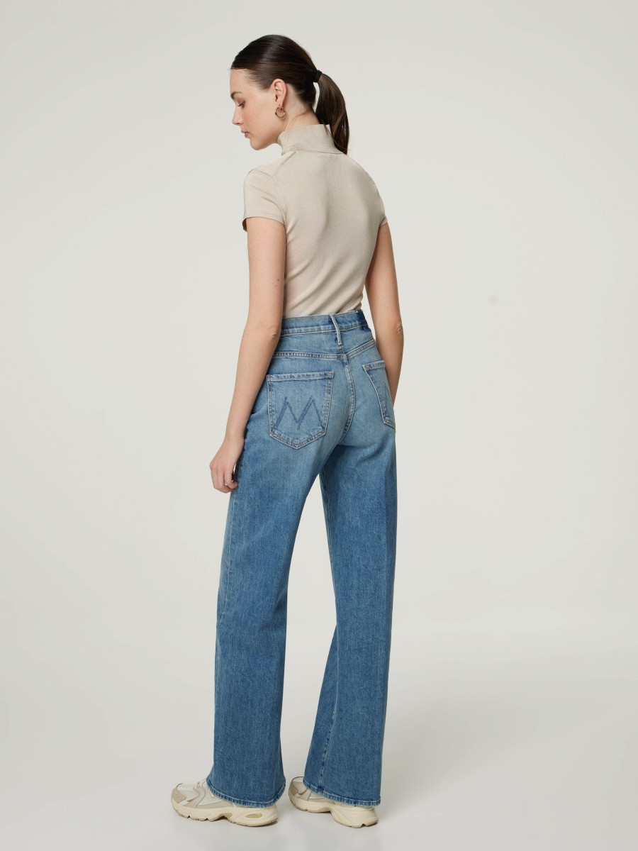 Frauen Mother Jeans | Boyfriend Jeans The Lasso Mittelblau