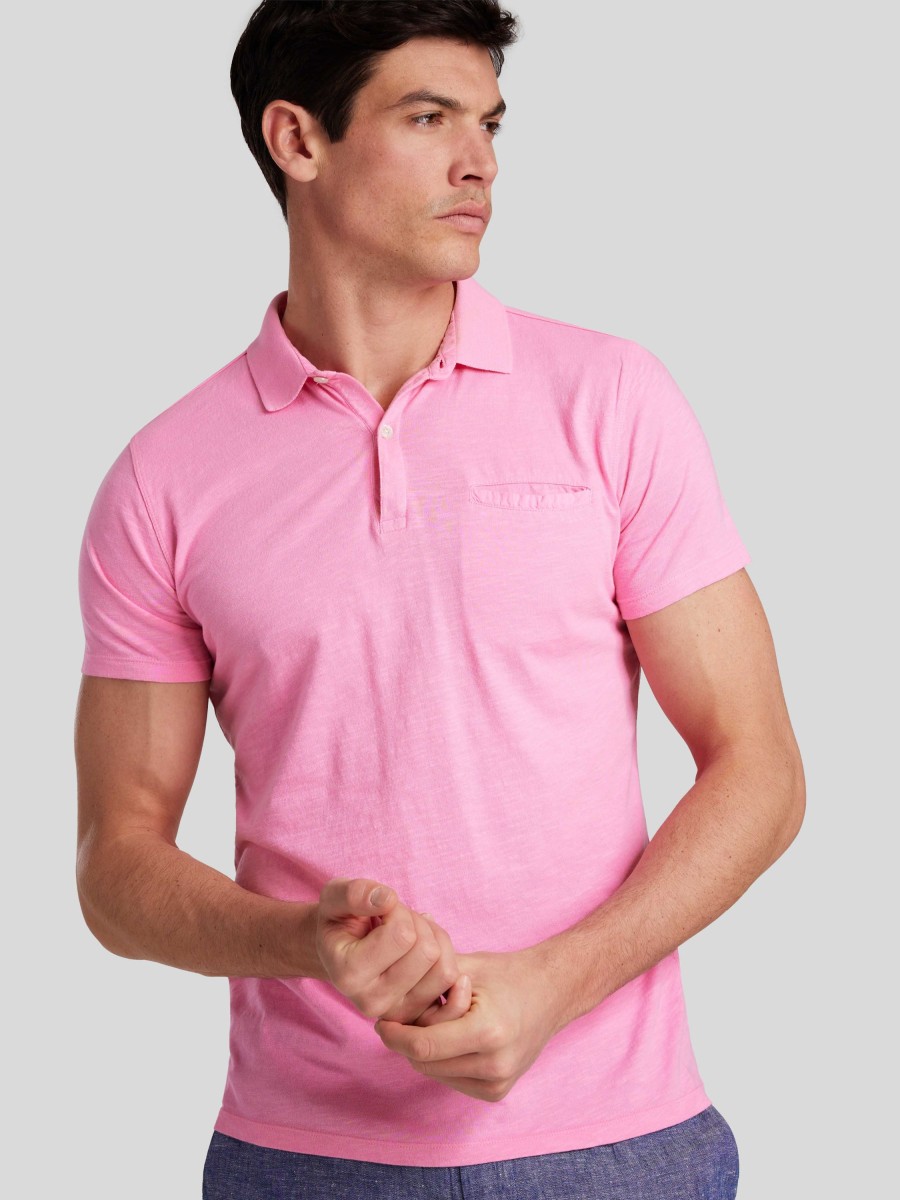 Manner Paul Polo-Shirts | Polo-Shirt Im Slim Fit Rosa