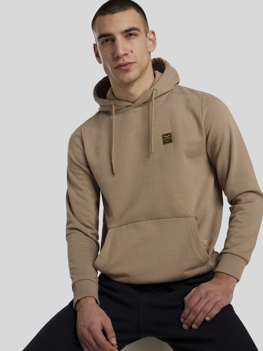 Manner PME Legend Hoodies & Sweatshirts | Hoodie Mit Logo Beige