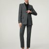 Frauen BOSS Women Blazer | Blazer Mit Karo-Muster Janeri Anthrazit