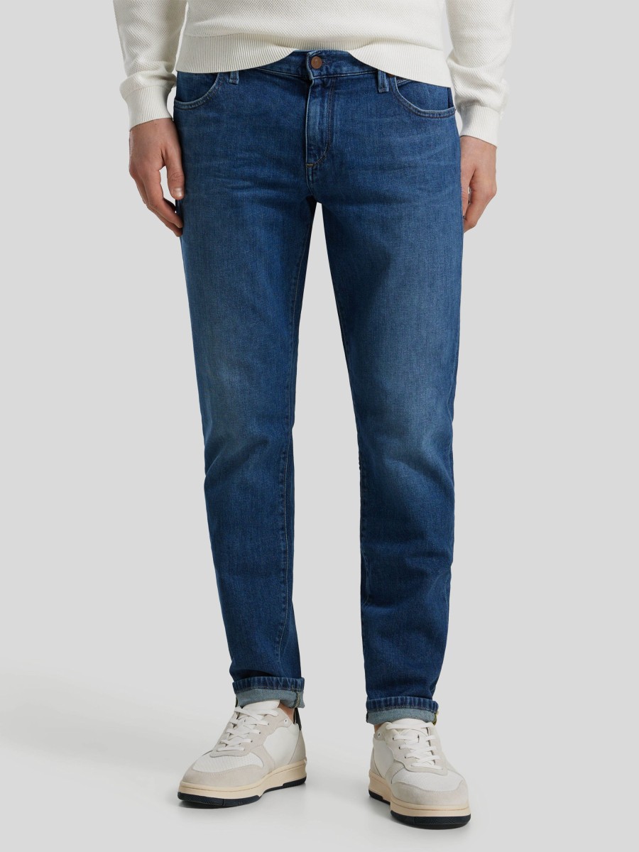 Manner Alberto Jeans | Jeans Im Tapered Fit Robin Indigo