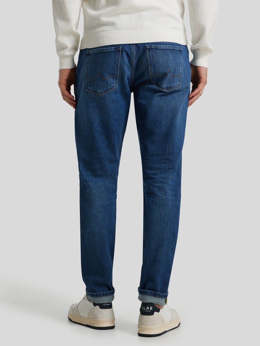 Manner Alberto Jeans | Jeans Im Tapered Fit Robin Indigo