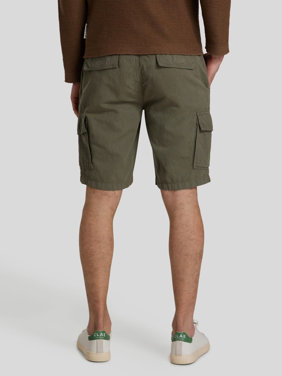 Manner Paul Shorts | Cargo-Bermudas Blanc Oliv