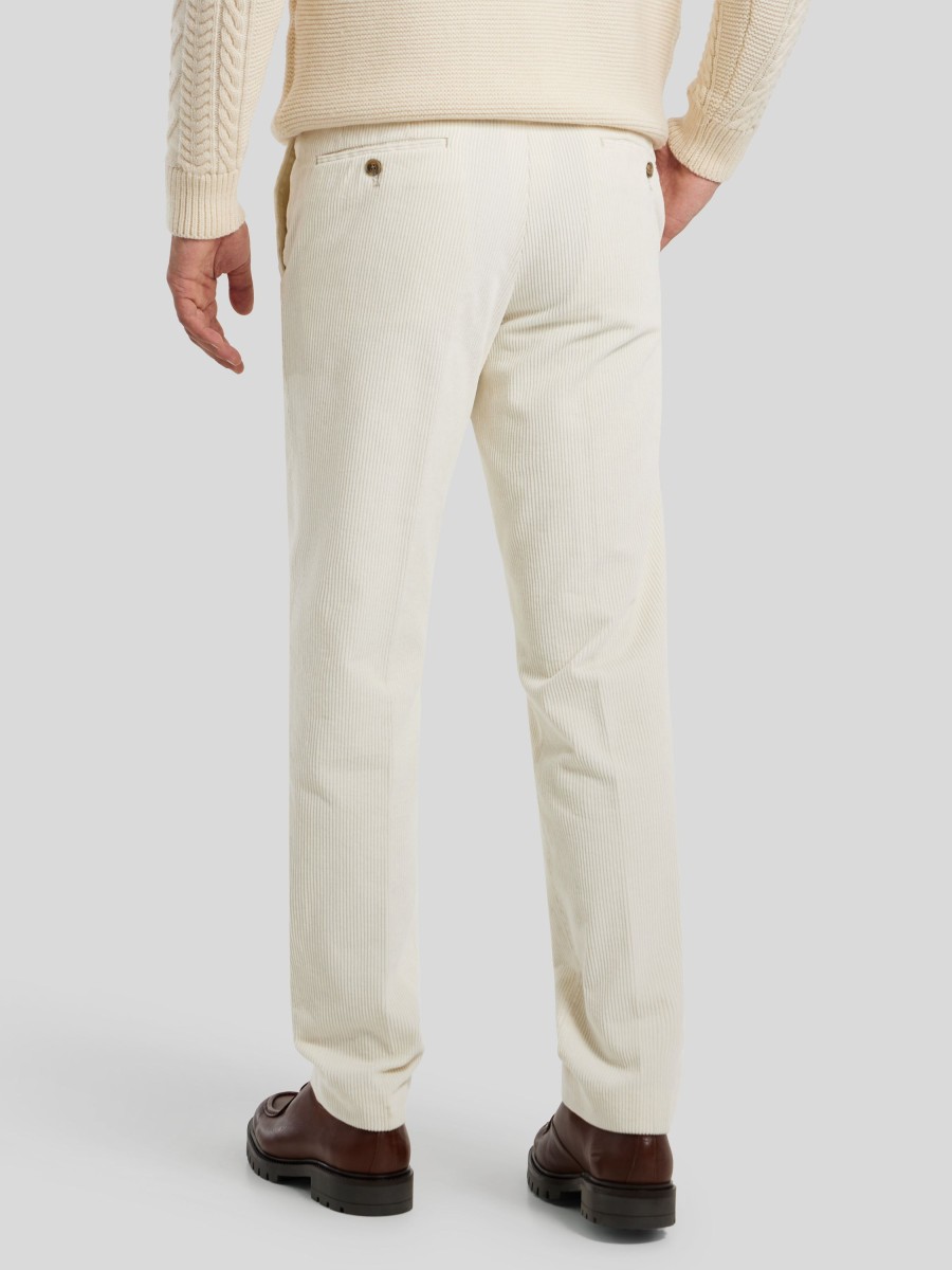 Manner Hiltl Hosen | Hose Im Regular Fit Parma Ecru