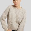 Frauen Drykorn Pullover & Strick | Pullover Beige