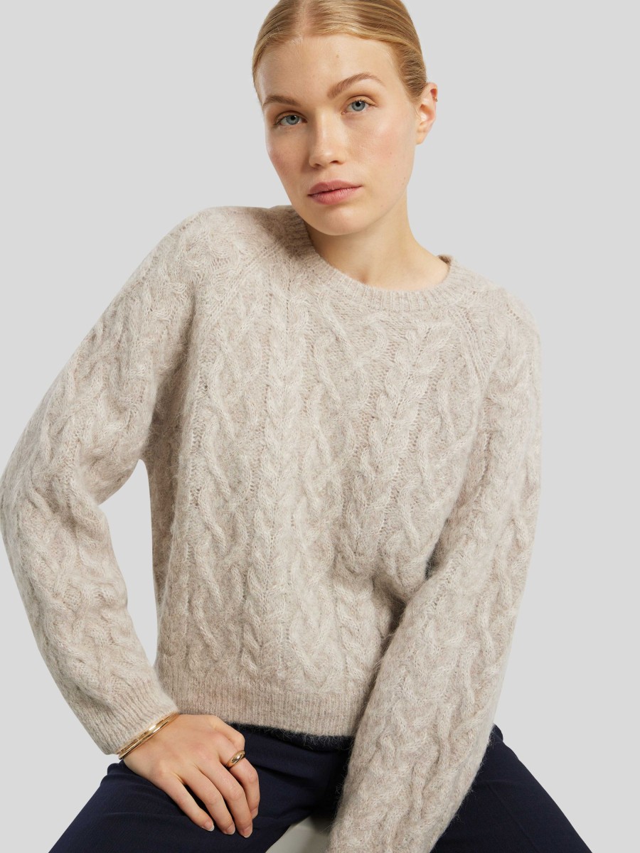 Frauen Drykorn Pullover & Strick | Pullover Beige