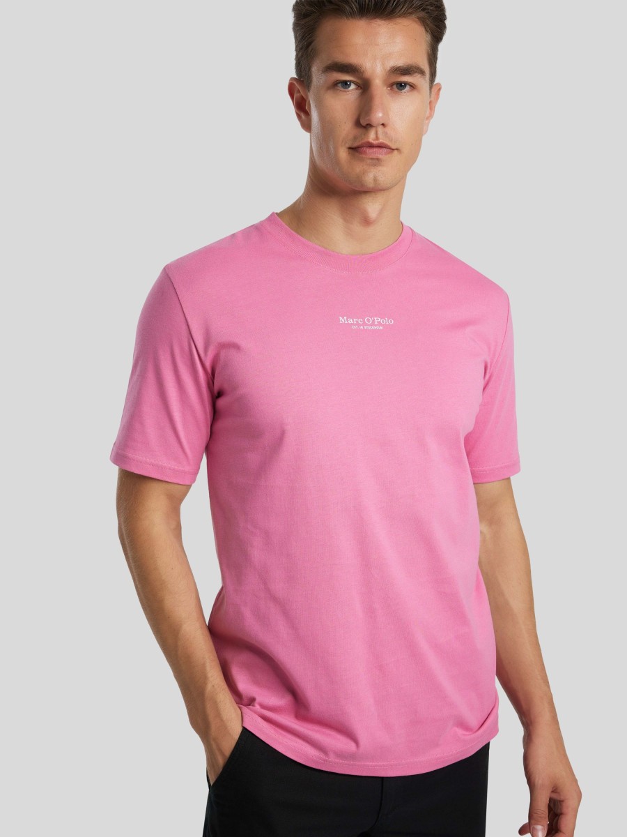 Manner Marc O T-Shirts & Shirts | T-Shirt Im Regular Fit Pink