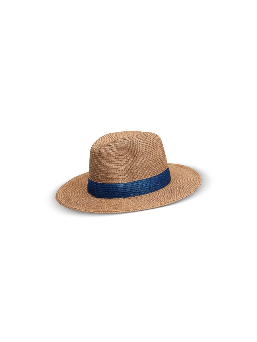 Frauen LASTELIER Hute & Mutzen | Fedora Mittelblau