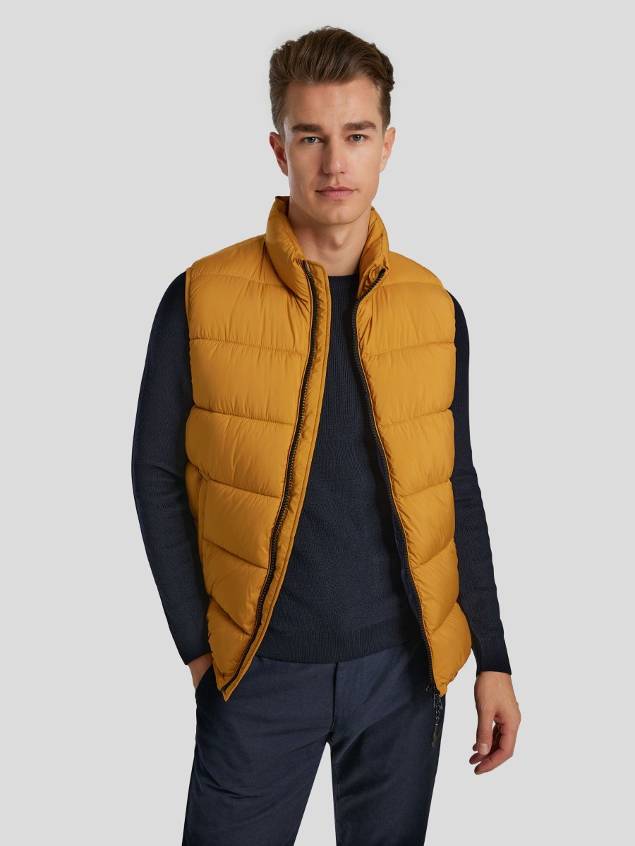 Manner Brax Gilets & Westen | Steppweste Orange