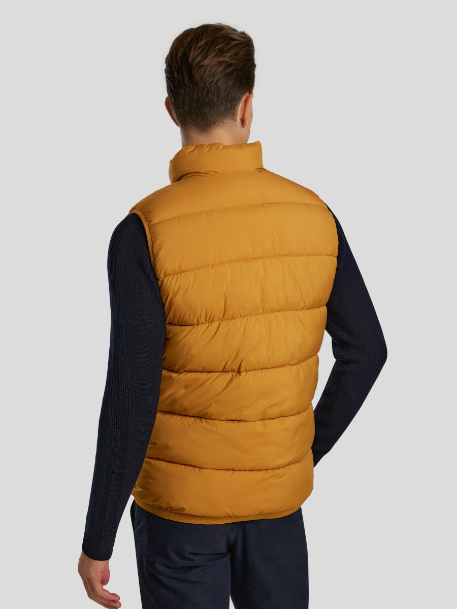 Manner Brax Gilets & Westen | Steppweste Orange