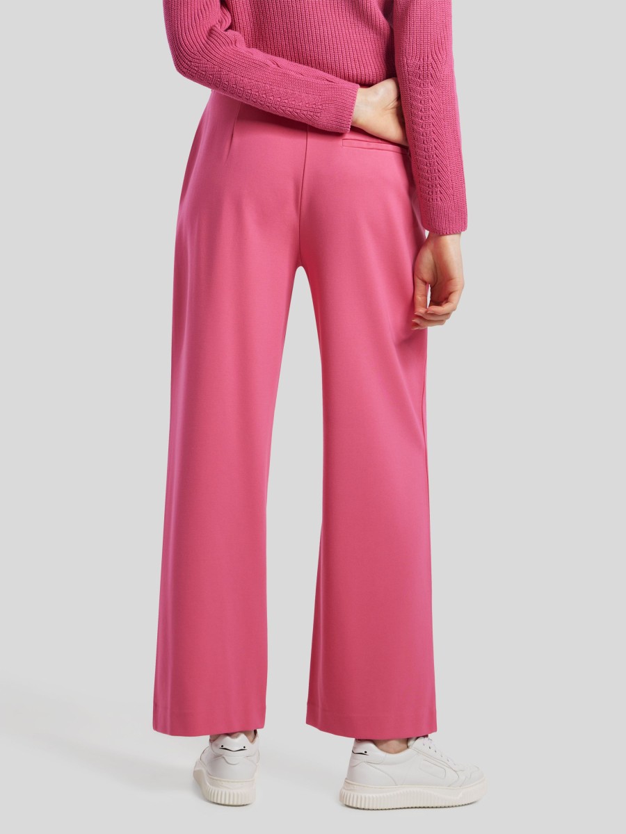 Frauen Marc O Hosen | Bundfaltenhose Aus Jersey Pink