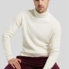 Manner Paul Pullover & Strickjacken | Rollkragenpullover Ecru