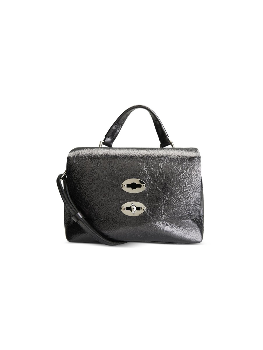 Frauen Zanellato Taschen | Tasche Postina Cortina Baby Schwarz