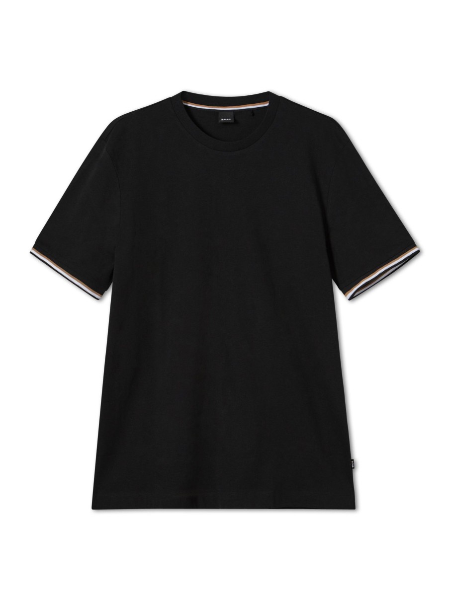 Manner Boss Orange Grosse Grossen | T-Shirt Thompson Schwarz