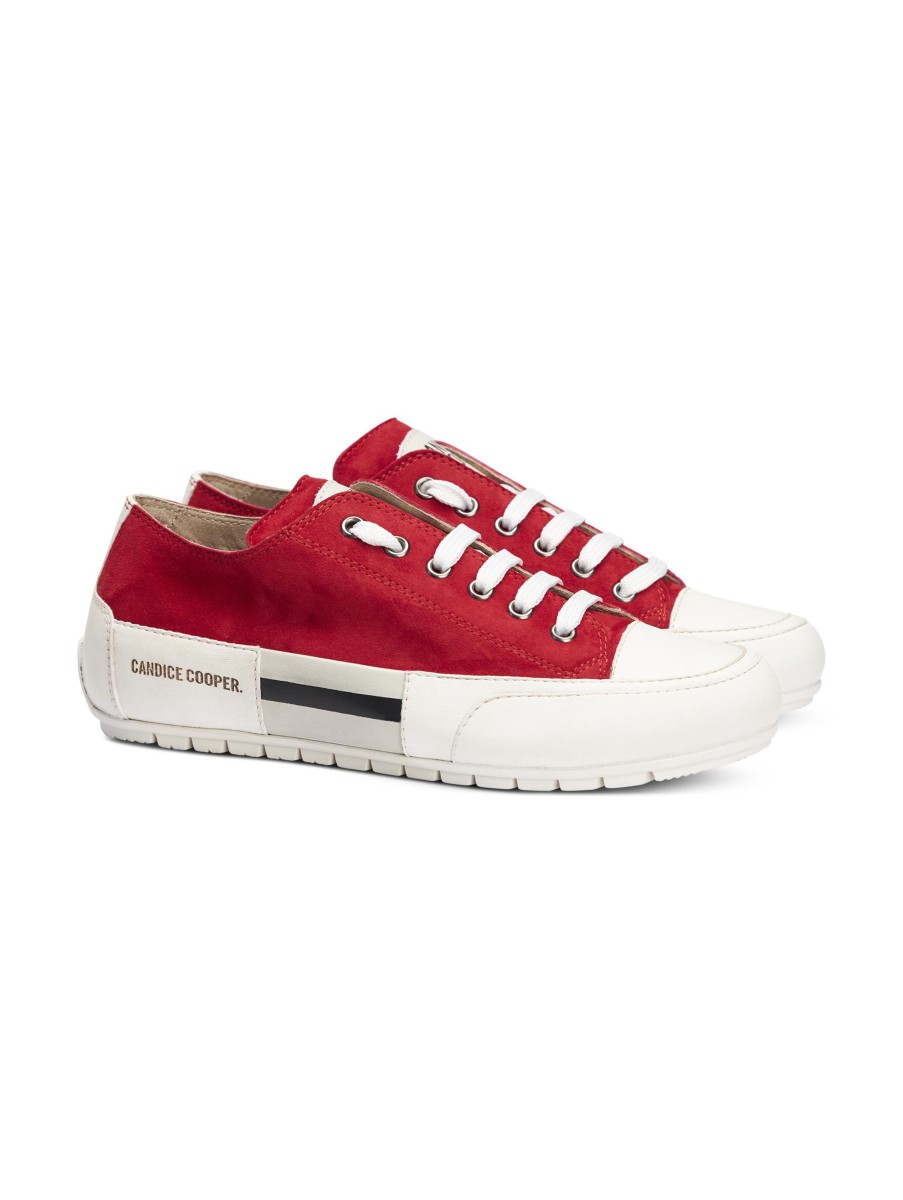 Frauen Candice Cooper Sneakers | Sneaker Rock Patch Rot