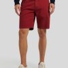 Manner Marc O Shorts | Bermudas Im Slim Fit Salo Rot