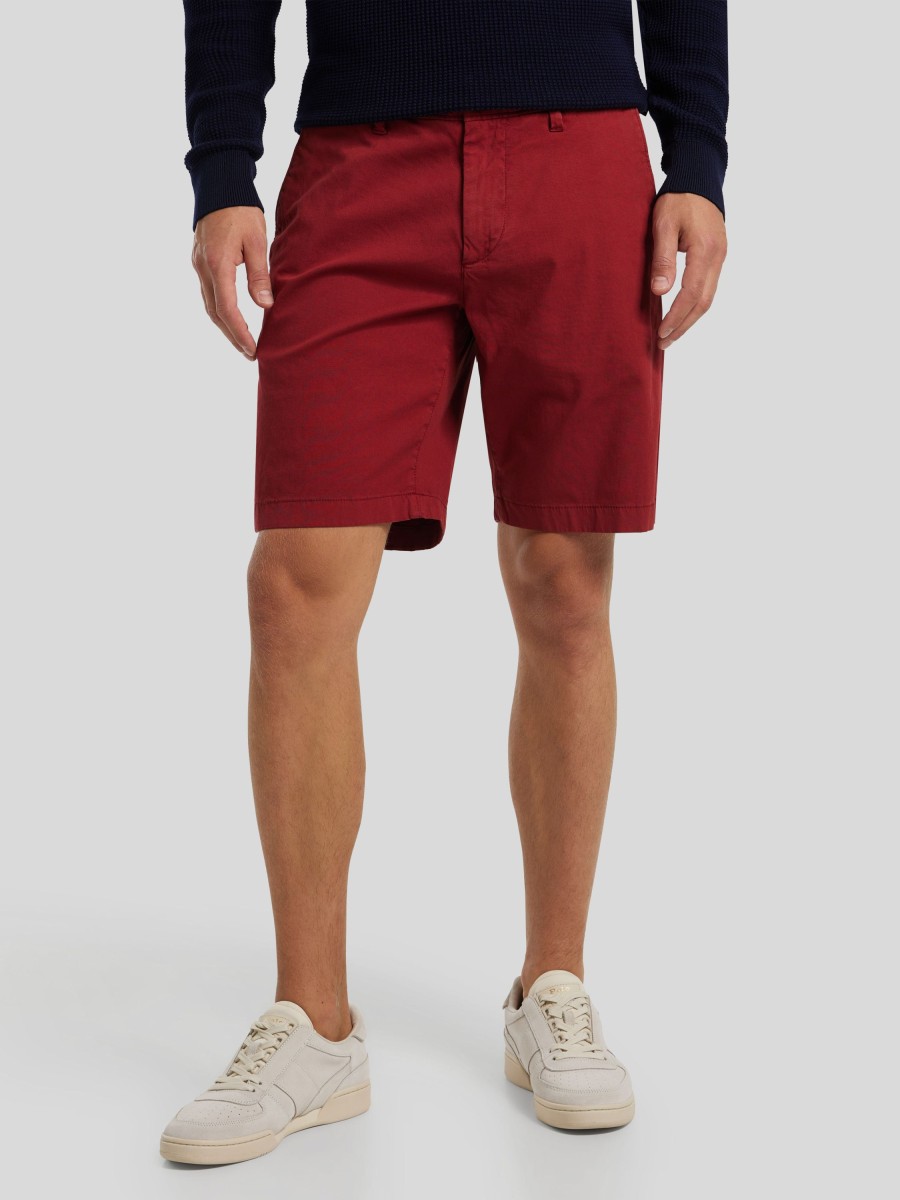 Manner Marc O Shorts | Bermudas Im Slim Fit Salo Rot