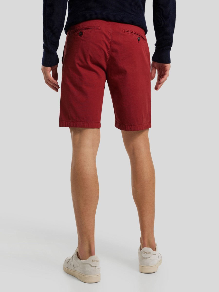 Manner Marc O Shorts | Bermudas Im Slim Fit Salo Rot