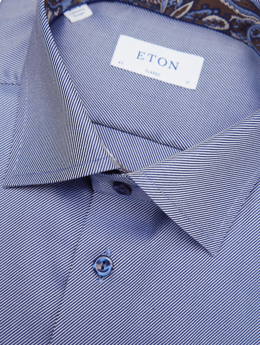 Manner Eton Grosse Grossen | Hemd In Classic Fit Indigo