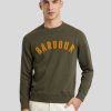 Manner Barbour Hoodies & Sweatshirts | Sweatshirt Mit Logo-Schrift Grun