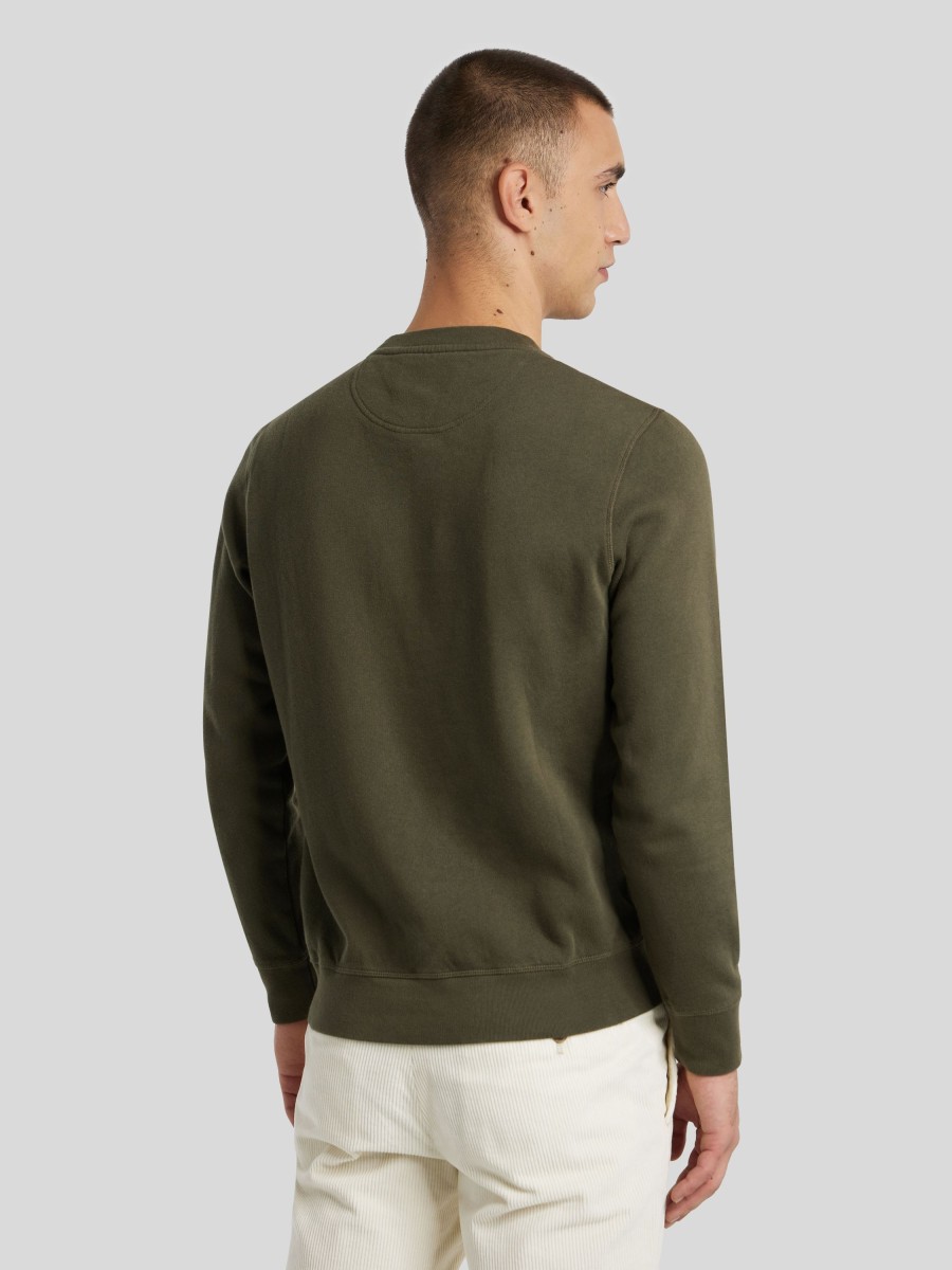 Manner Barbour Hoodies & Sweatshirts | Sweatshirt Mit Logo-Schrift Grun