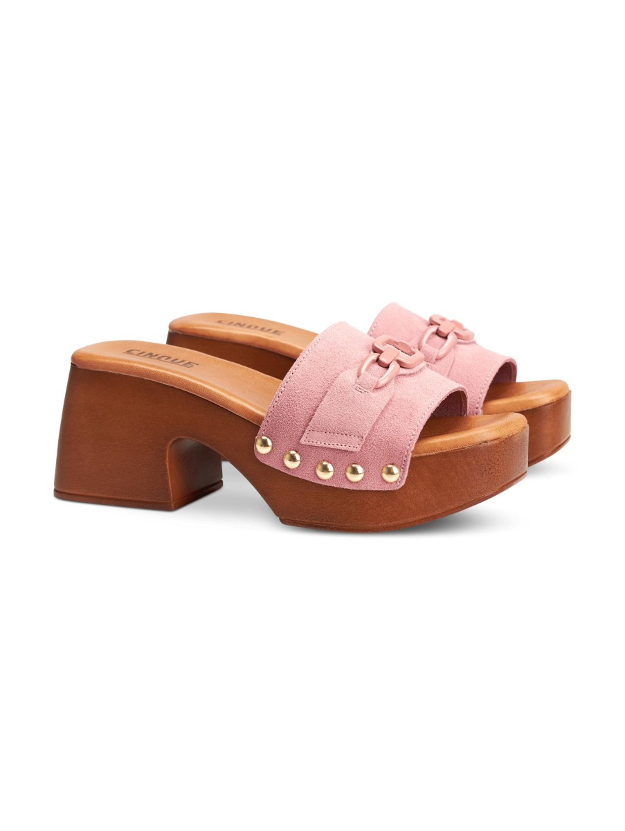 Frauen Cinque Sandalen & Sandaletten | Clogs Azelia Rosa