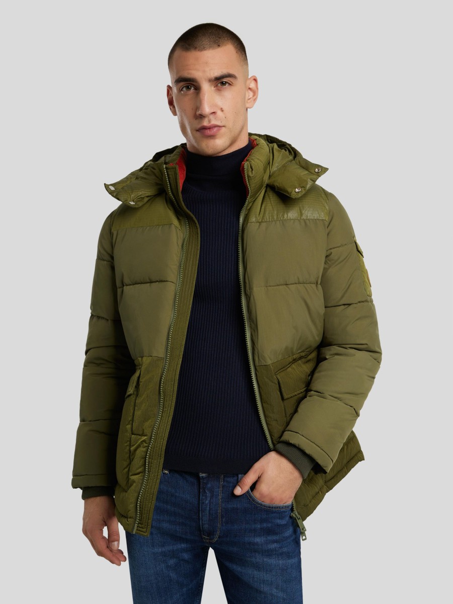 Manner Scotch & Soda Men Jacken | Winterjacke Puffa Oliv