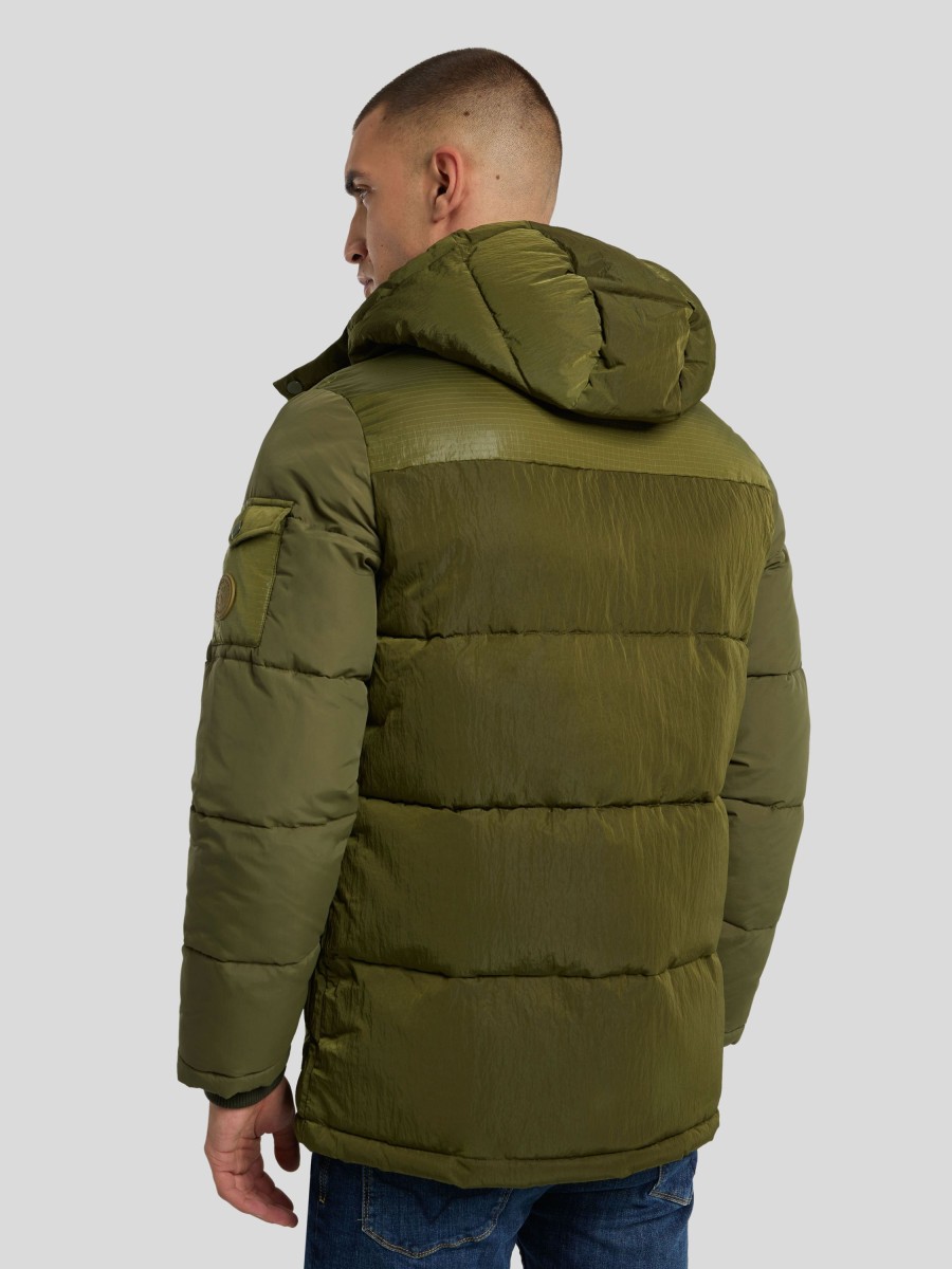 Manner Scotch & Soda Men Jacken | Winterjacke Puffa Oliv